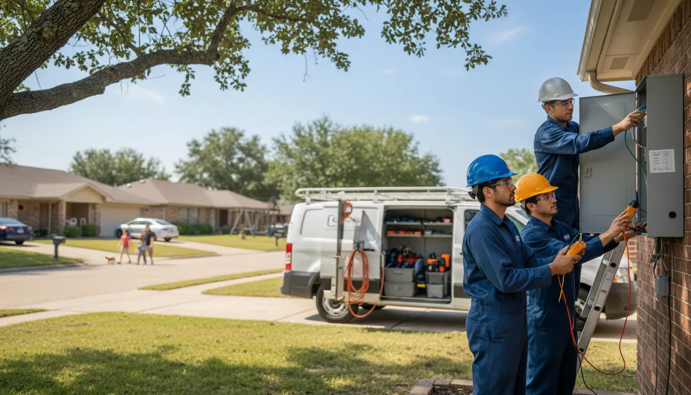 Certified electrician providing emergency electrical services in Duncan, NE